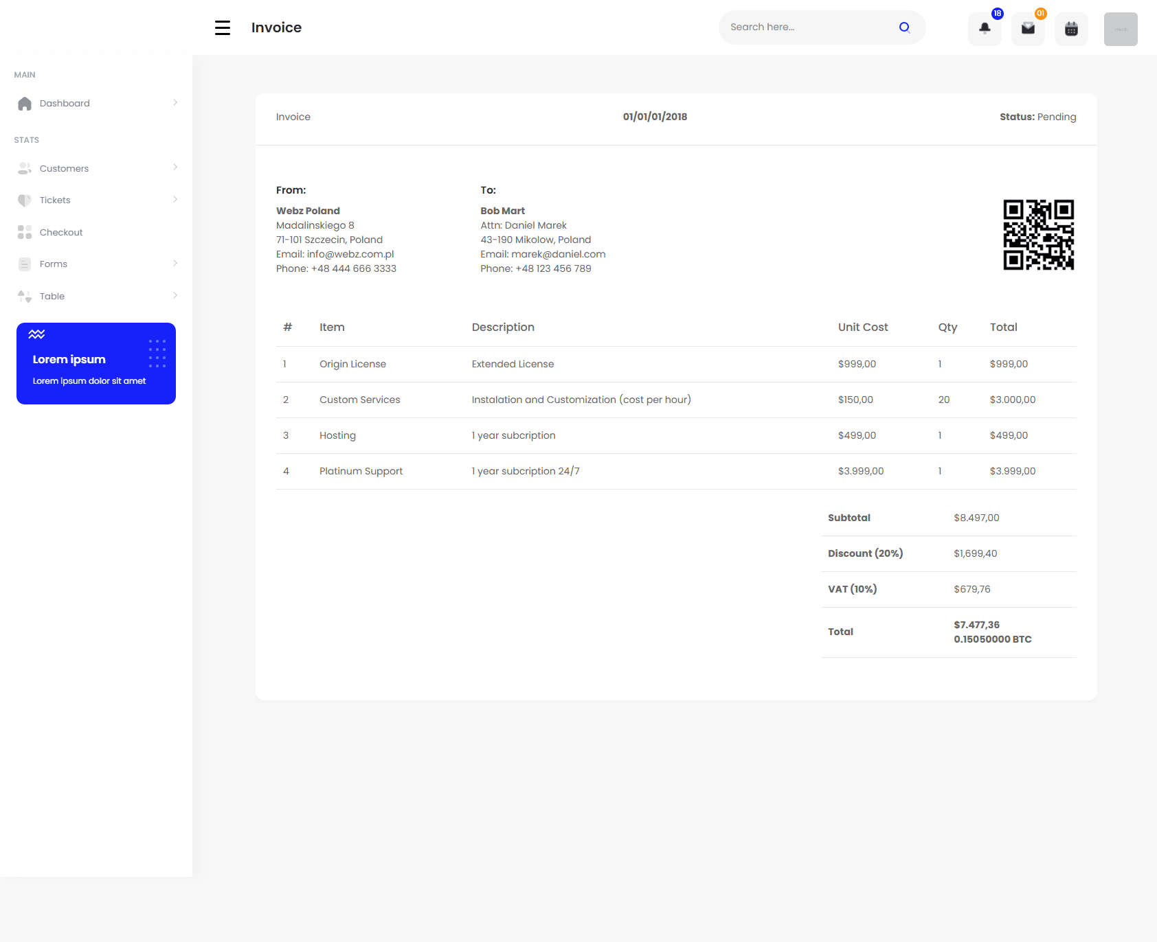 Chefs - Dashboard de Administración para Restaurantes - Captura 5