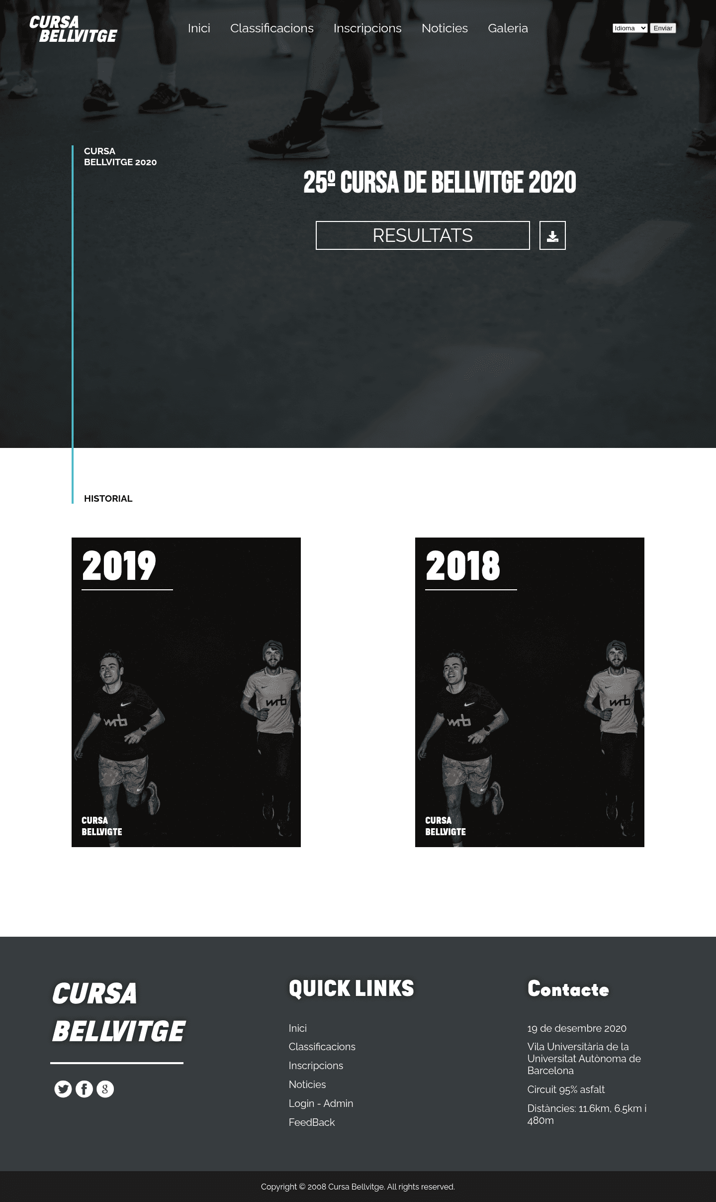 Cursa Bellvitge - Plataforma de Gestión de Carrera Popular - Captura 3