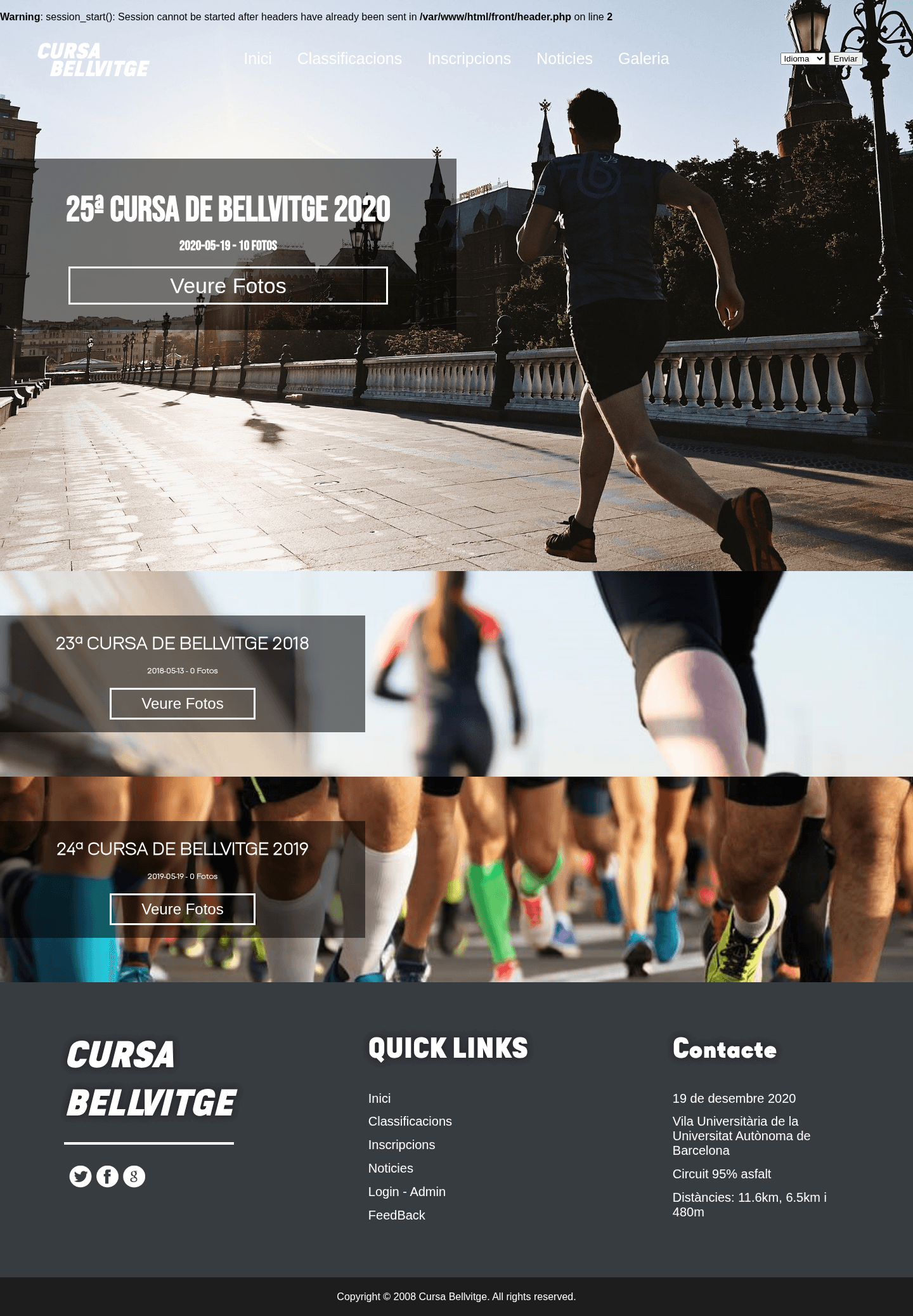 Cursa Bellvitge - Plataforma de Gestión de Carrera Popular - Captura 5