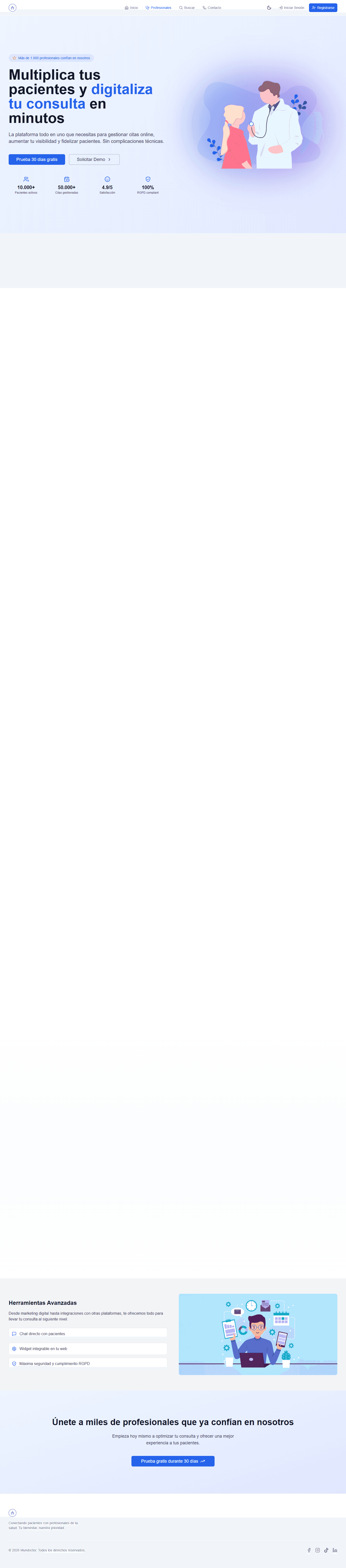 MunDoctor - Plataforma de Salud Digital - Captura 2