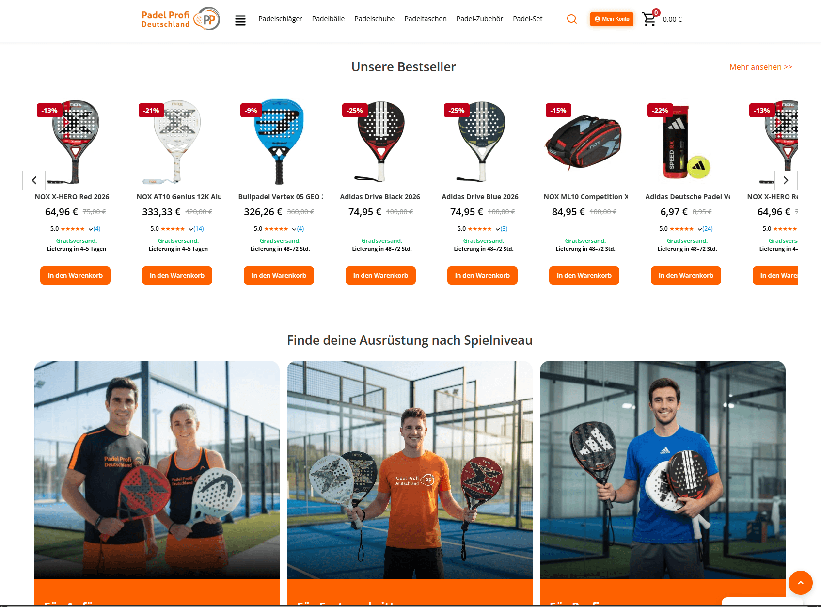 Padel Profi Deutschland - Captura 2
