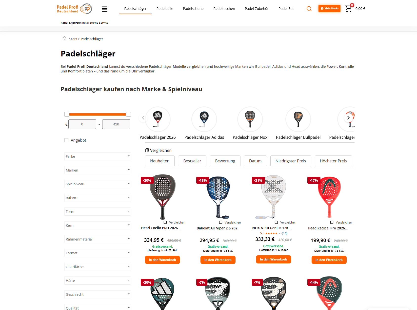 Padel Profi Deutschland - Captura 3