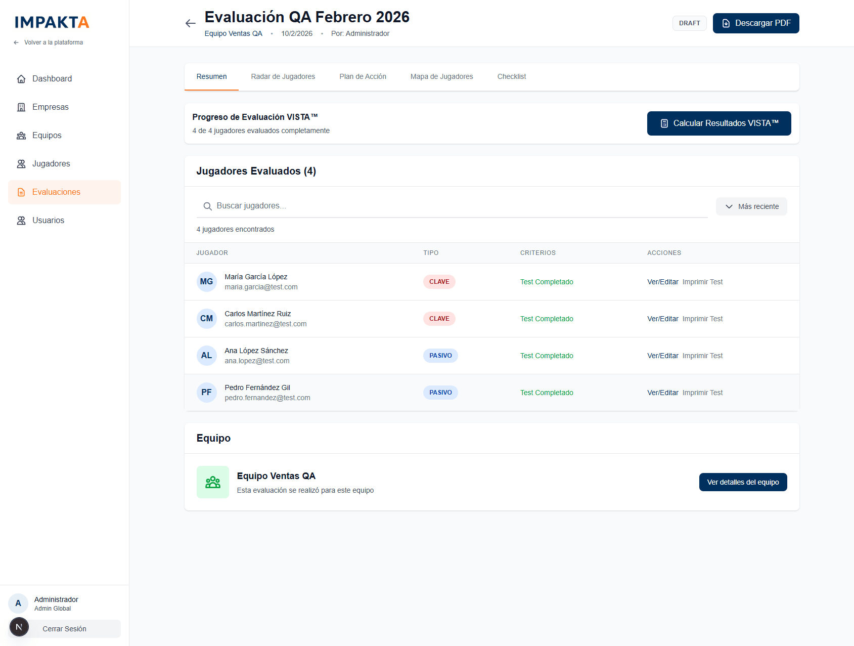Impakta Jugadores - Captura 10