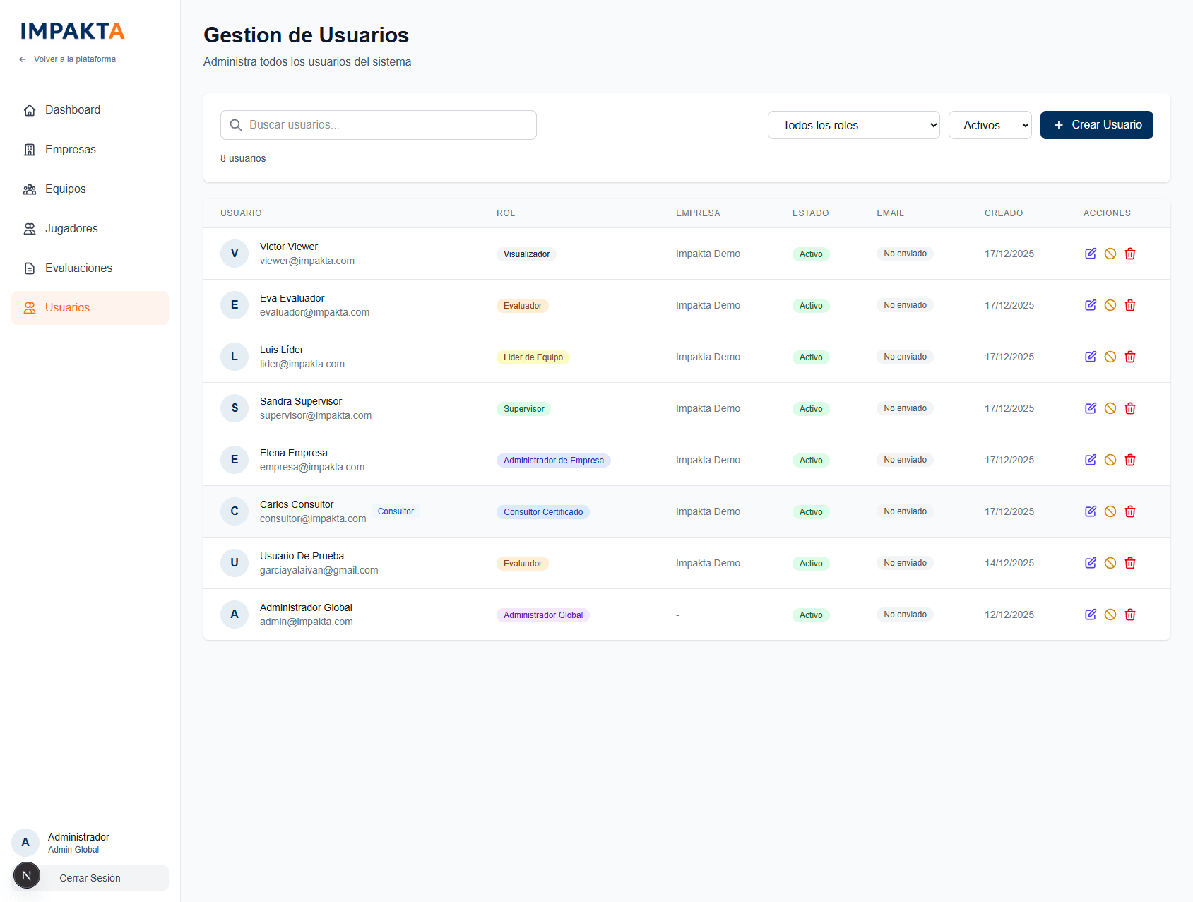 Impakta Jugadores - Captura 11
