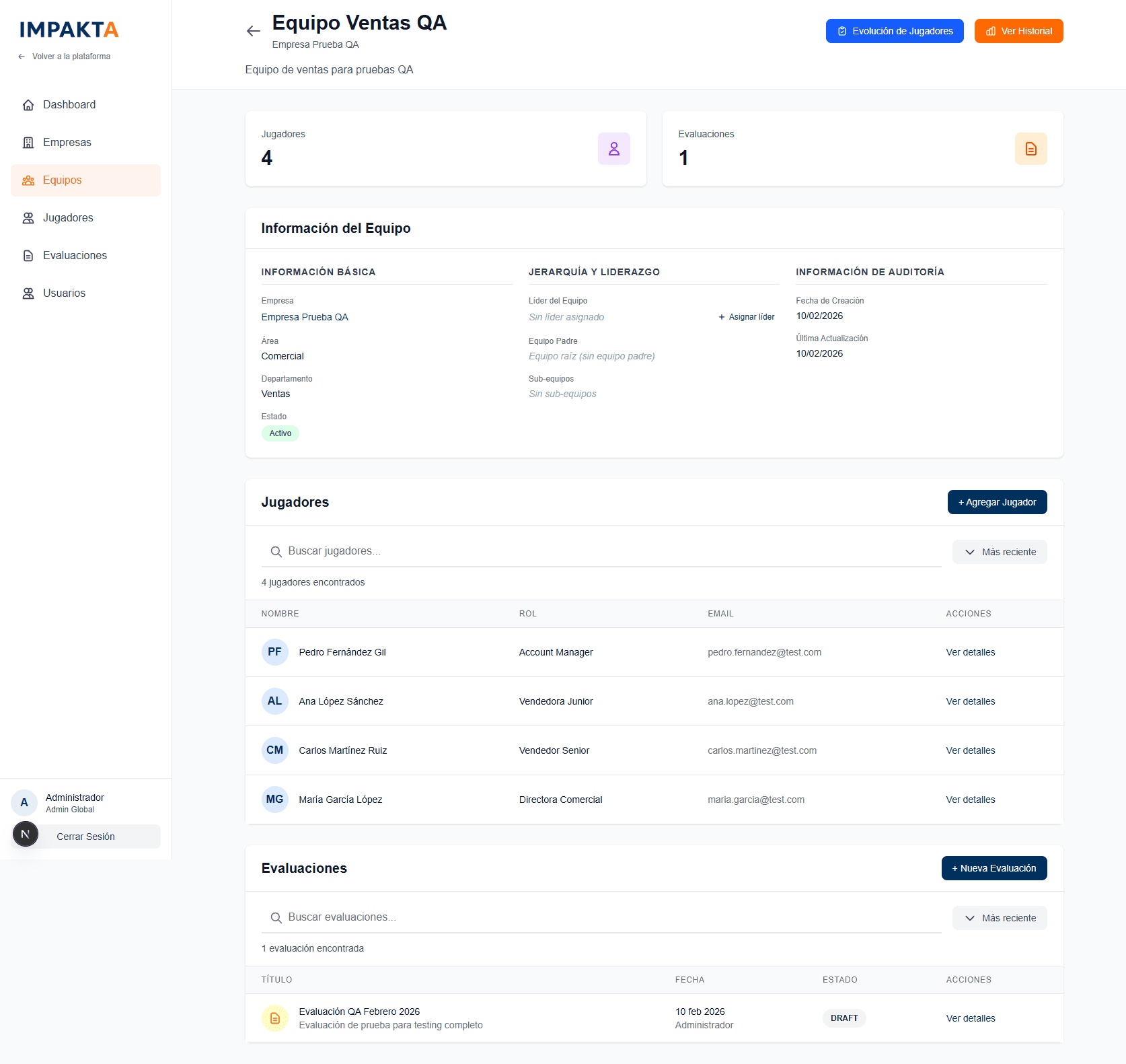 Impakta Jugadores - Captura 6