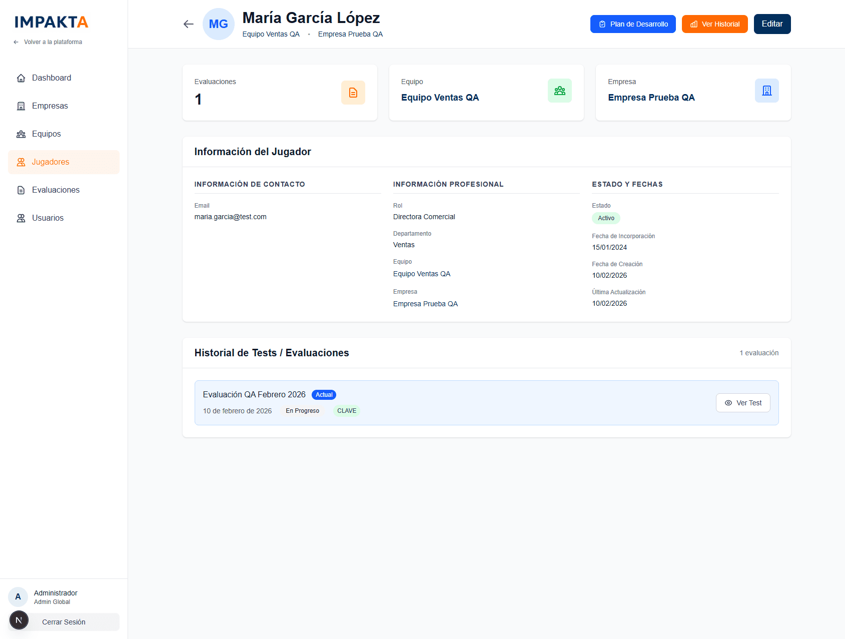 Impakta Jugadores - Captura 8